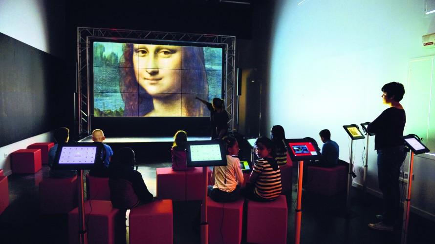 Avec la micro-folie, une expérience culturelle et numérique accessible à tous. ©Nicolas Krief 