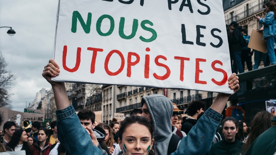 Marche des étudiants et lycéens pour le climat à Paris, le 15/03/2019 ©Jean-Matthieu GAUTIER/CIRIC