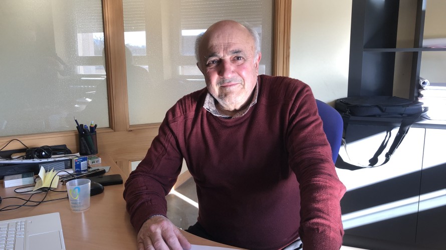Daniel Forestier, dans les locaux de l'intercommunalité Ambert Livradois Forez