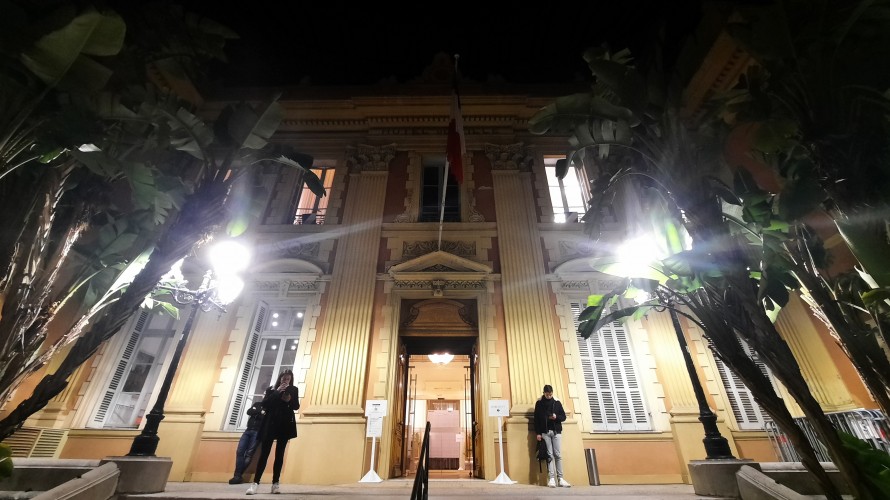 La mairie de Menton ce 6 février 2021 - Photo RCF