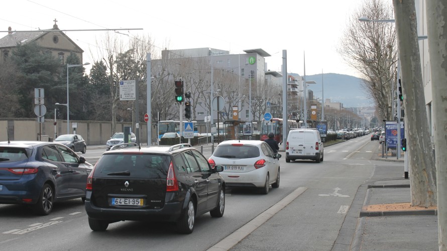 Avenue de la République à Clermont-Ferrand