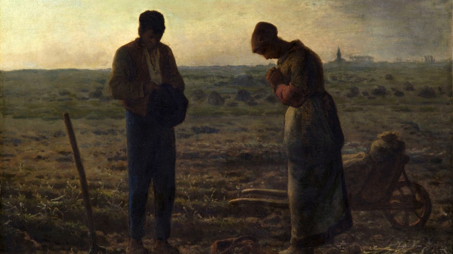 Célèbre toile de Jean-François Millet, L'Angélus (1857-1859) ©Wikimédia Commons