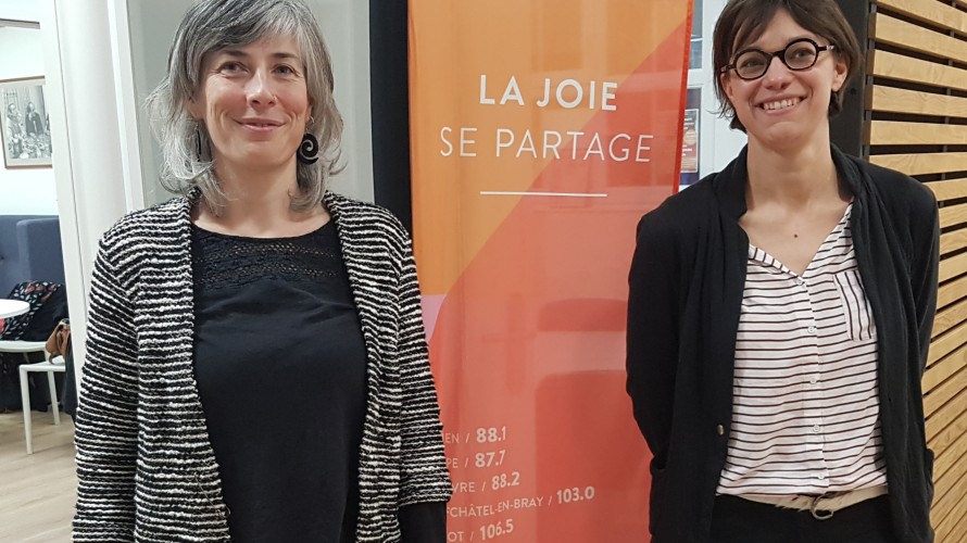 Carine Girard et Pauline Bouhélier ©RCF Haute-Normandie
