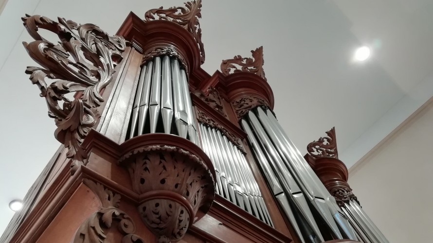 L'orgue de la paroisse Saint-Guillaume va se refaire une seconde jeunesse - © Adrien Beaujean