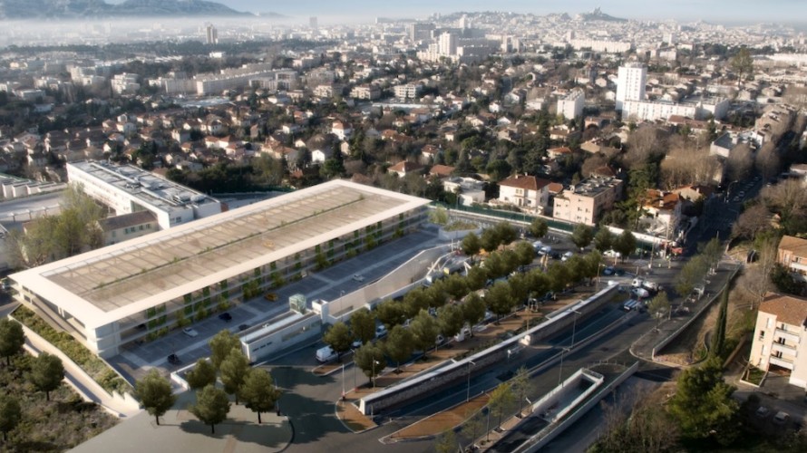 Le futur parking de la Fourragère. DR