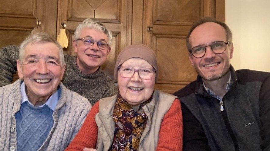 Jean Mangin, Thierry Hurault, Suzanne Négrevergne et Emmanuel Soufflet © RCF55
