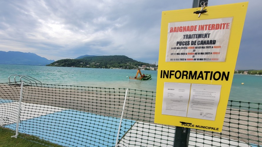 Des panneaux à portée pédagogique seront disséminés sur les bords de lac ©RCF Haute-Savoie 