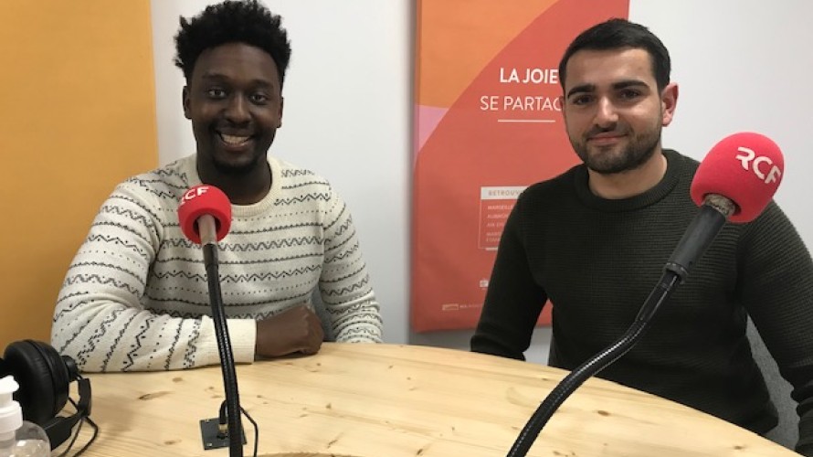 Djilan Soulé, créateur de MasterCV, et Raphaël Dempure, directeur des programmes de l'Accélérateur M 