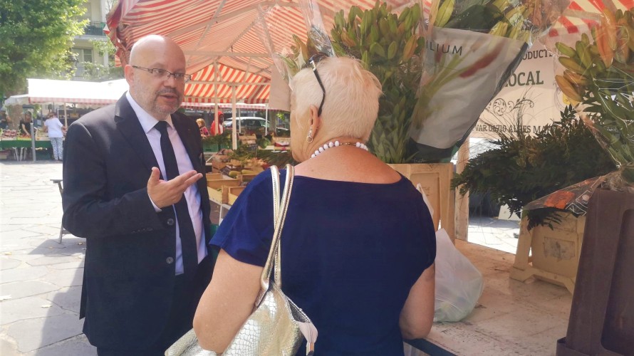 Le candidat de la majorité présidentielle souhaite répondre aux besoins des riverains. Photo RCF