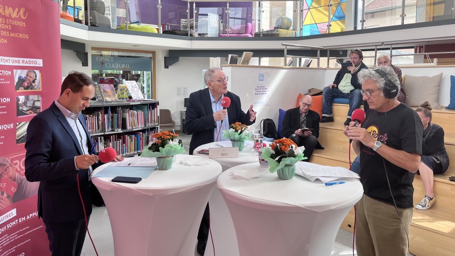 Armel Chabane, Roger Cayzelle et Thierry Georges dans le 18/19 en Moselle.