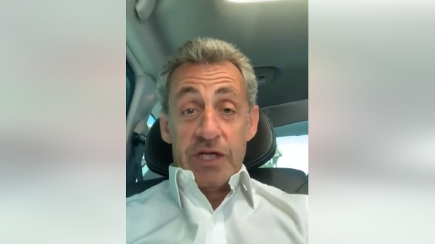 Nicolas Sarkozy - Capture d'écran facebook