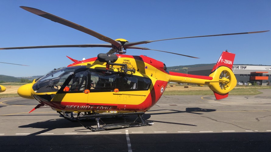 Le nouveau dragon H145 ©Charlotte Ruyer RCF Savoie