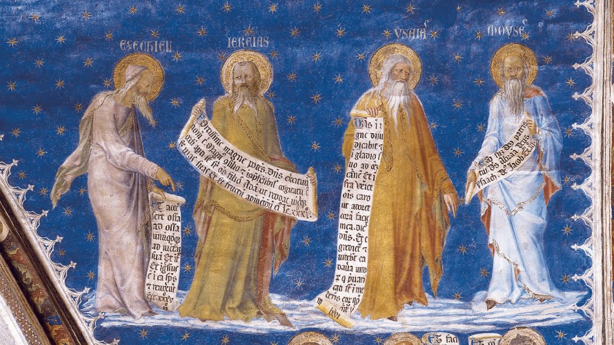 Les prophètes Ézéchiel, Jérémie, Isaïe et Moïse, Palais des papes, Avignon ©CIRIC