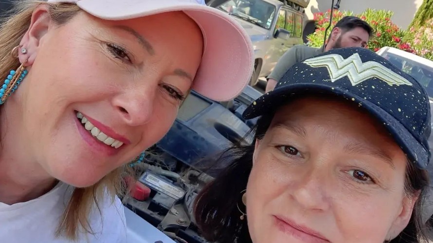 Géraldine Soler et Fanny Seguin, participantes à la 21e édition du Trophée Roses des Sables