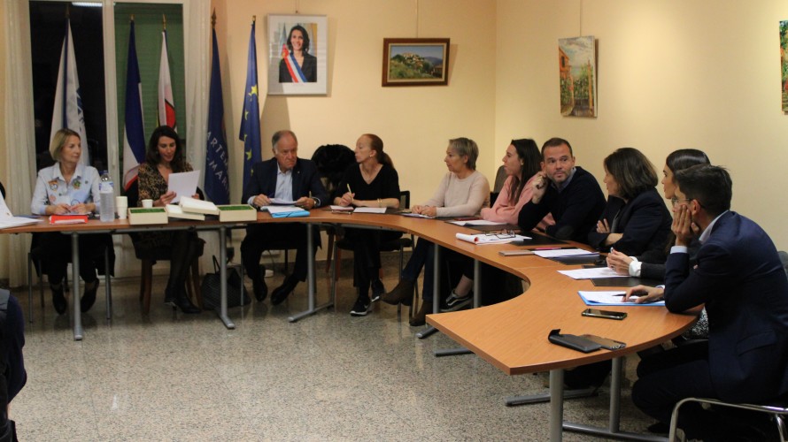 Le conseil municipal de Falicon ce 28 novembre - Photo RCF