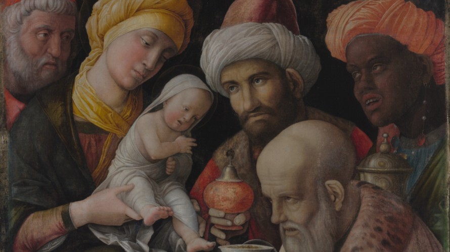 Adoration des Mages (Mantegna, 1495-1505) ©JP. Getty museum