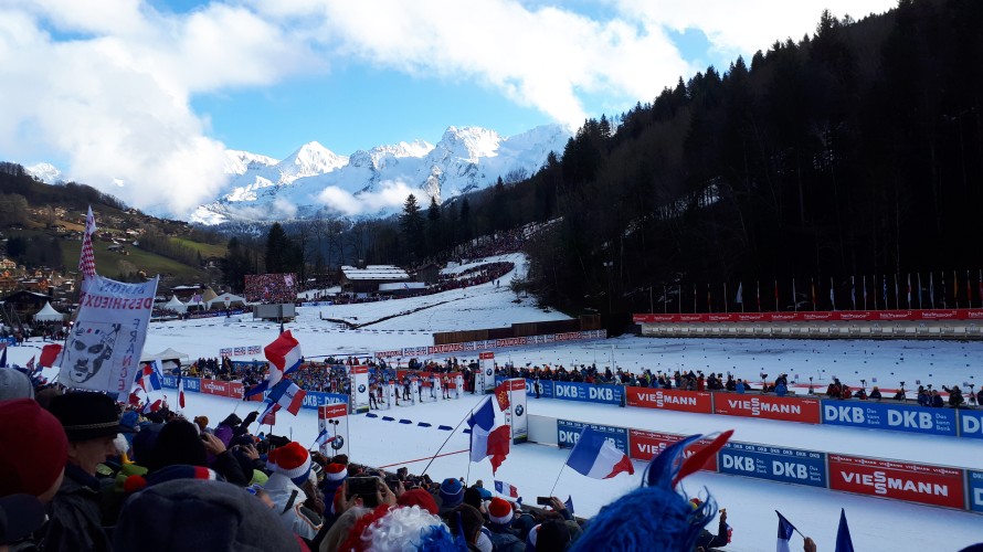 Le stade de biathlon au Grand-Bornand en 2019. ©Wikimédia 