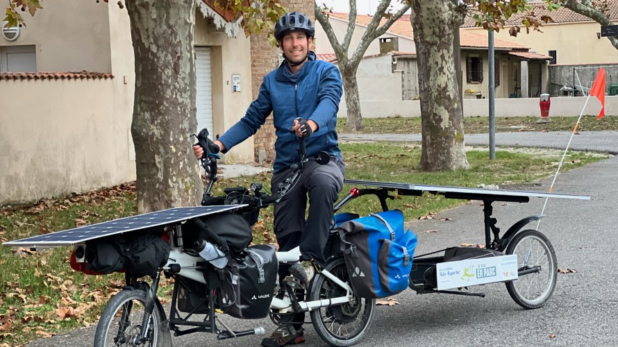 Le vélo solaire de Jérome Zindy