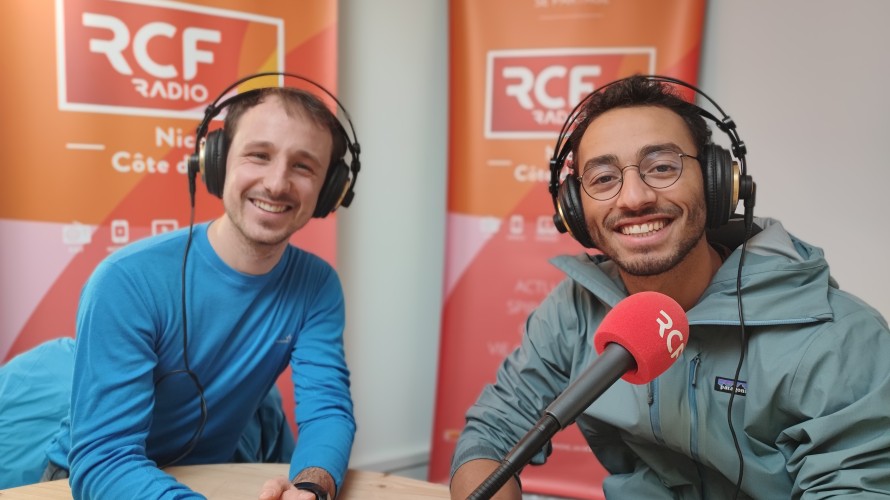 Nicolas Marques et Guillaume Labayrie du “Climat chez vous" - Photo : RCF Nice Côte d'Azur