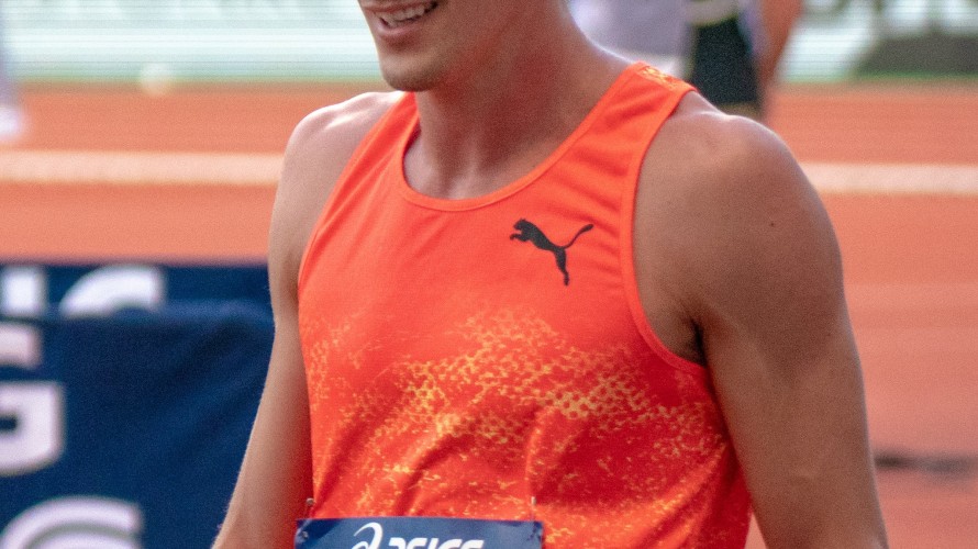 Pierre-Ambroise Bosse au Meeting de Paris, Stade Charlety - 30 juin 2018 - CC BY SA 2.0 Yann Caradec via Wikimedia Commons