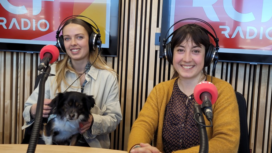 Juliette Chauvin (à gauche), Lucie Fadous - © RCF Lyon