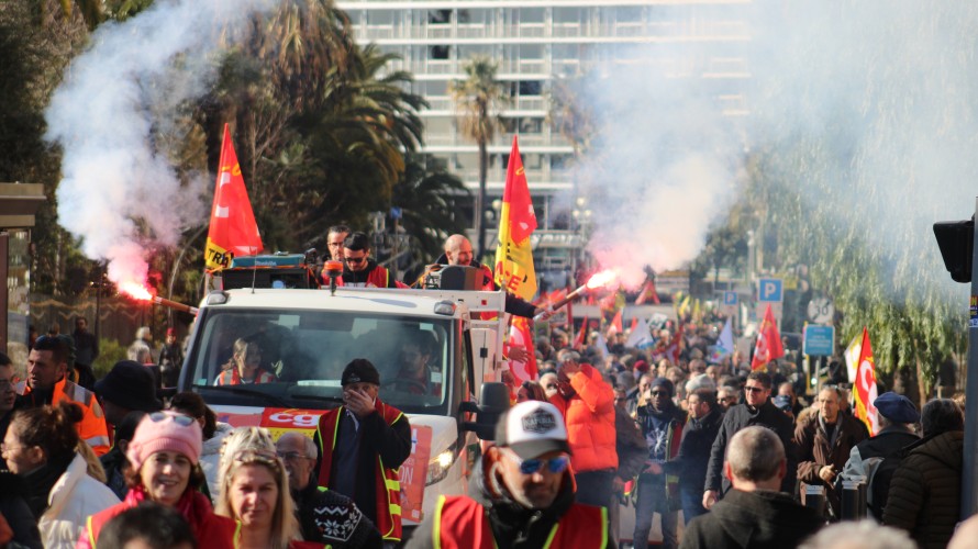 Une mobilisation contre la réforme des retraites à Nice - RCF