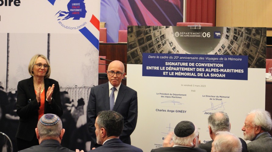 La signature de la convention avec le Mémorial de la Shoah - RCF Nice