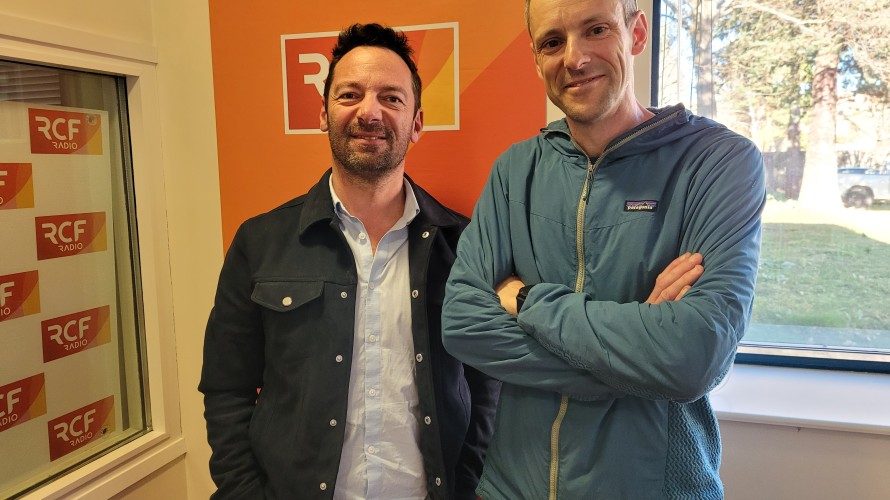 Olivier Robert (à gauche), Damien Bachelard - © RCF Haute-Loire (Martin Obadia)