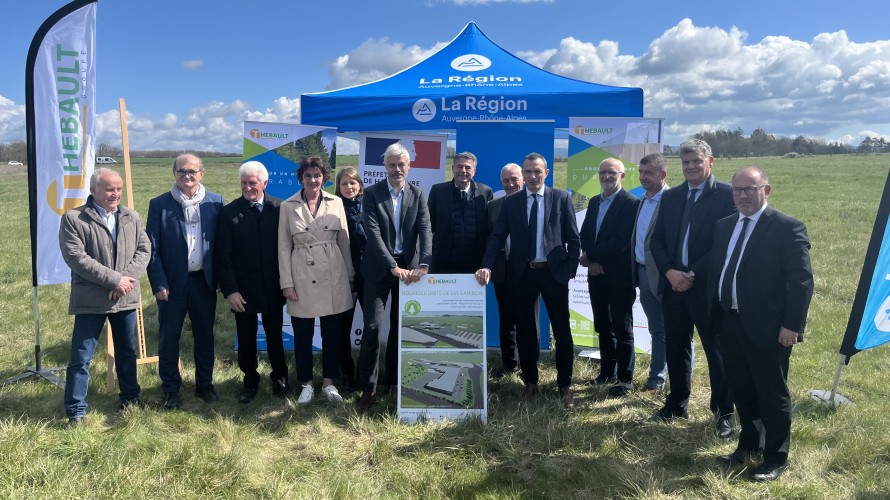 Dans ce projet, le groupe Thebault est accompagné par la Région Auvergne-Rhône-Alpes et l'État. ©Stéphane Longin