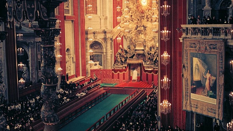 Le concile Vatican II, photographié par Lothar Wolleh.