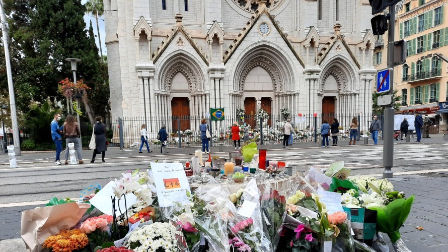 La basilique Notre-Dame à Nice le 1er novembre 2020 - Archives RCF