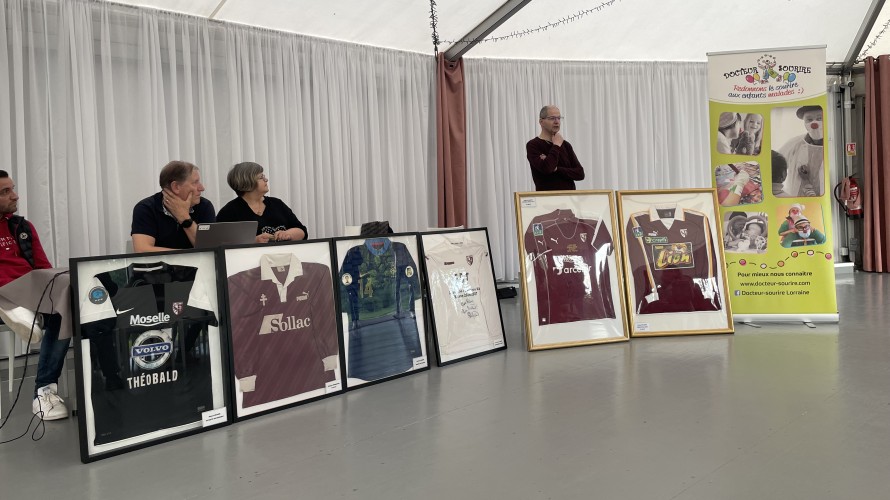 FC Metz Vintage, une journée caritative au profit de l'association Docteur Sourire au Clos de Longeville (Photo : Arthur Carmier)