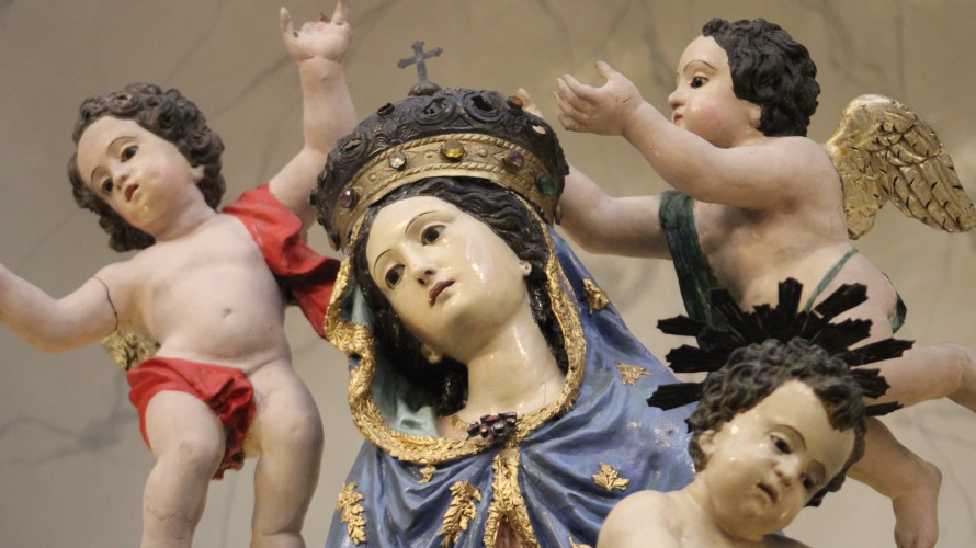Un élément du patrimoine religieux dans une église des Alpes-Maritimes, ici à Falicon - RCF