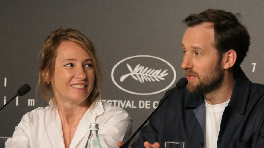 Emmanuelle Bercot et Benjamin Lavernhe (Photo Pierre Germay)