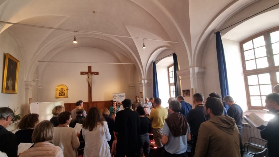 Les EDC de la région Provence-Alpes-Côte-d'Azur, de Monaco et de la Corse, se sont réunis au monastère de Corbara (Corse) - Photo: Droits Réservés