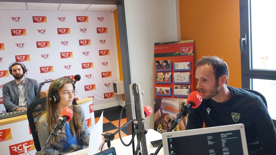 Enregistrement avec les élèves de Franc-Rosier