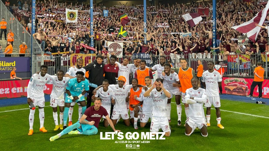 Le FC Metz à une marche de la montée en Ligue 1 - Photo : Valentin Lachaux / Let's Go Metz