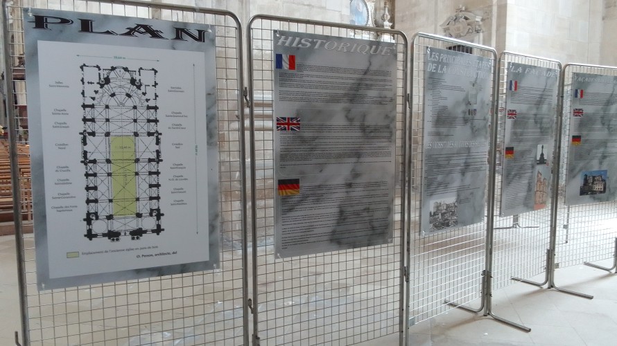 Exposition sur la Collégiale Notre-Dame de l’Assomption (Crédit photo : Gérald Gaillet)