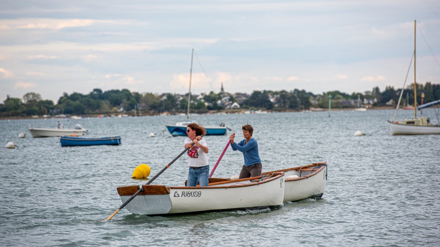 Compétition inter île de godille féminine, remportée par Bréhat l’année passée ©Les Insulaires 