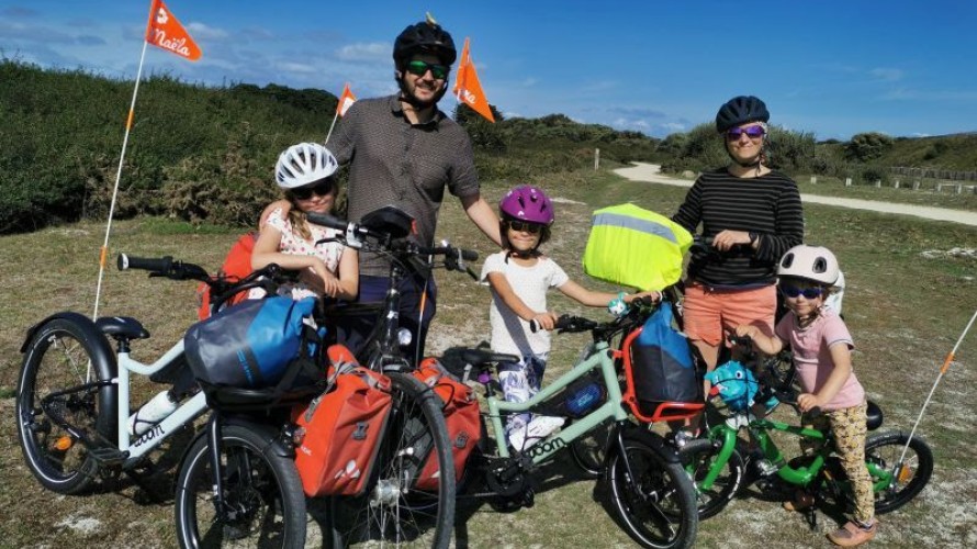 Sylvain Fonte et sa famille. ©DR