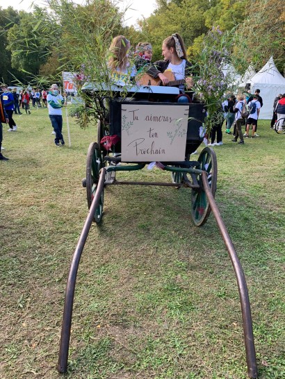 Un char de la course de caisse à savon