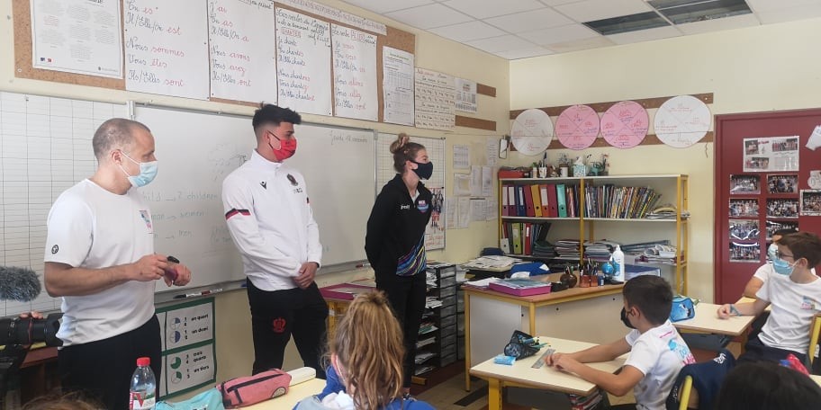 Margot Chevrier et Flavius Daniliuc, sportifs professionnels 