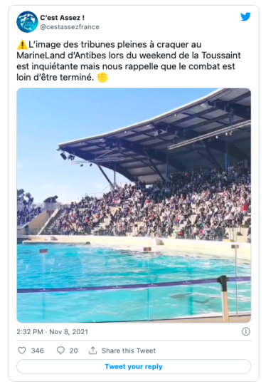 Tweet "c'est assez !" 