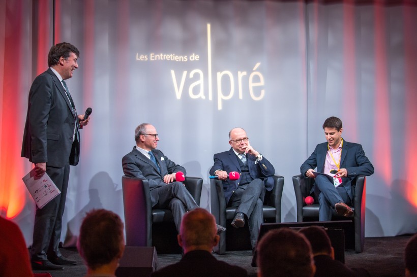 (de gauche à droite) François Morinière, Pascal Mailhos, Bernard Cazeneuve et Jean-Baptiste Cocagne - © tekoaphotos
