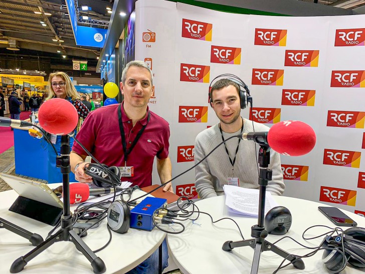 Stéphane Longin (à gauche) et Cédric Bonnefoy - © RCF en AuRA