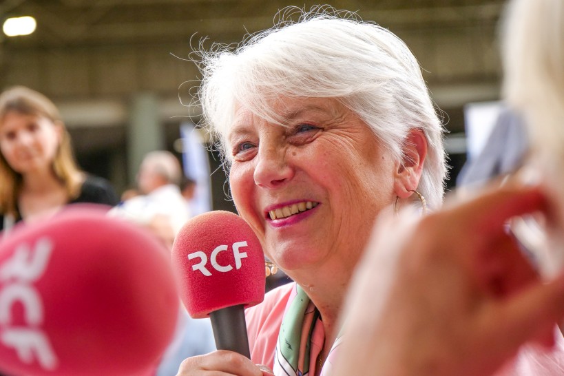 Élisabeth d'Escayrac, à l'origine de la neuvaine de prière pour Mayline - © RCF Lyon (Grégoire Soual-Dubois)