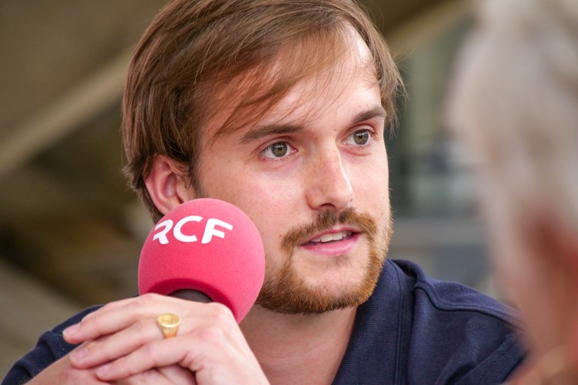 Romain Delenda, créateur de l'application Rosario - © RCF Lyon (Grégoire Soual-Dubois)