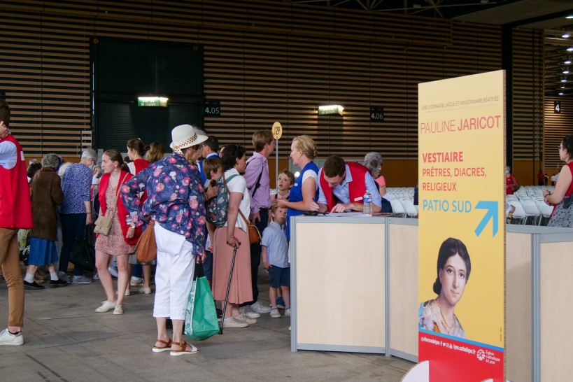 les participants arrivent... - © RCF Lyon (Grégoire Soual-Dubois)