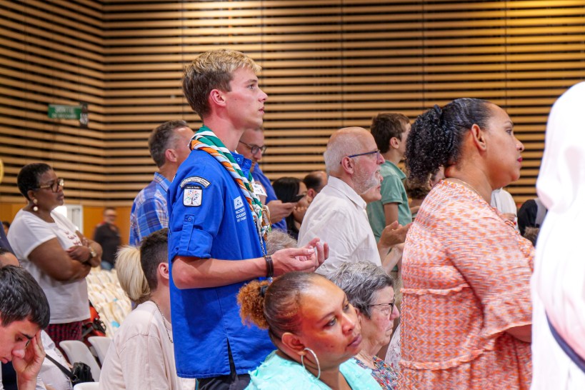 un scout des Scouts et Guides De France - © RCF Lyon (Grégoire Soual-Dubois)