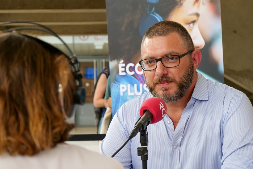 Olivier Malcurat, scénariste de la BD "Pauline Jaricot, aimer et agir" - © RCF Lyon (Grégoire Soual-Dubois)